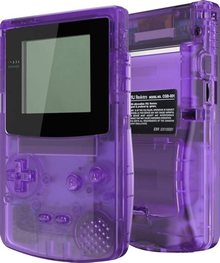 Uncover The Translucent Secrets Of The Game Boy Color Purple See Through